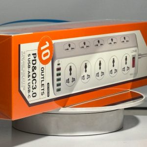 16-Way Surge Protector (10 AC + 6 USB) - Ultimate Shield.