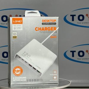 120W PD Charger - 6-Port Desktop Station (3C+3A) - Power.